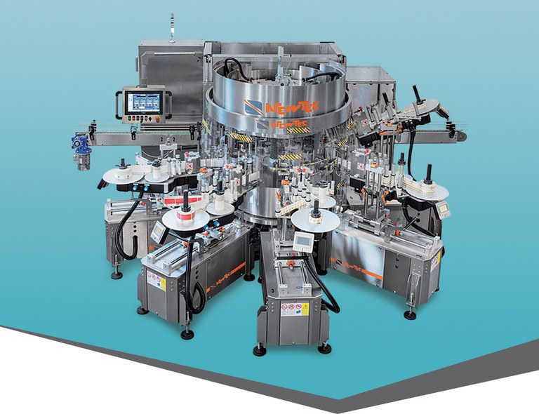 Newtec Panther Modular Rotary Labelling Machine | Labelling Machine ...